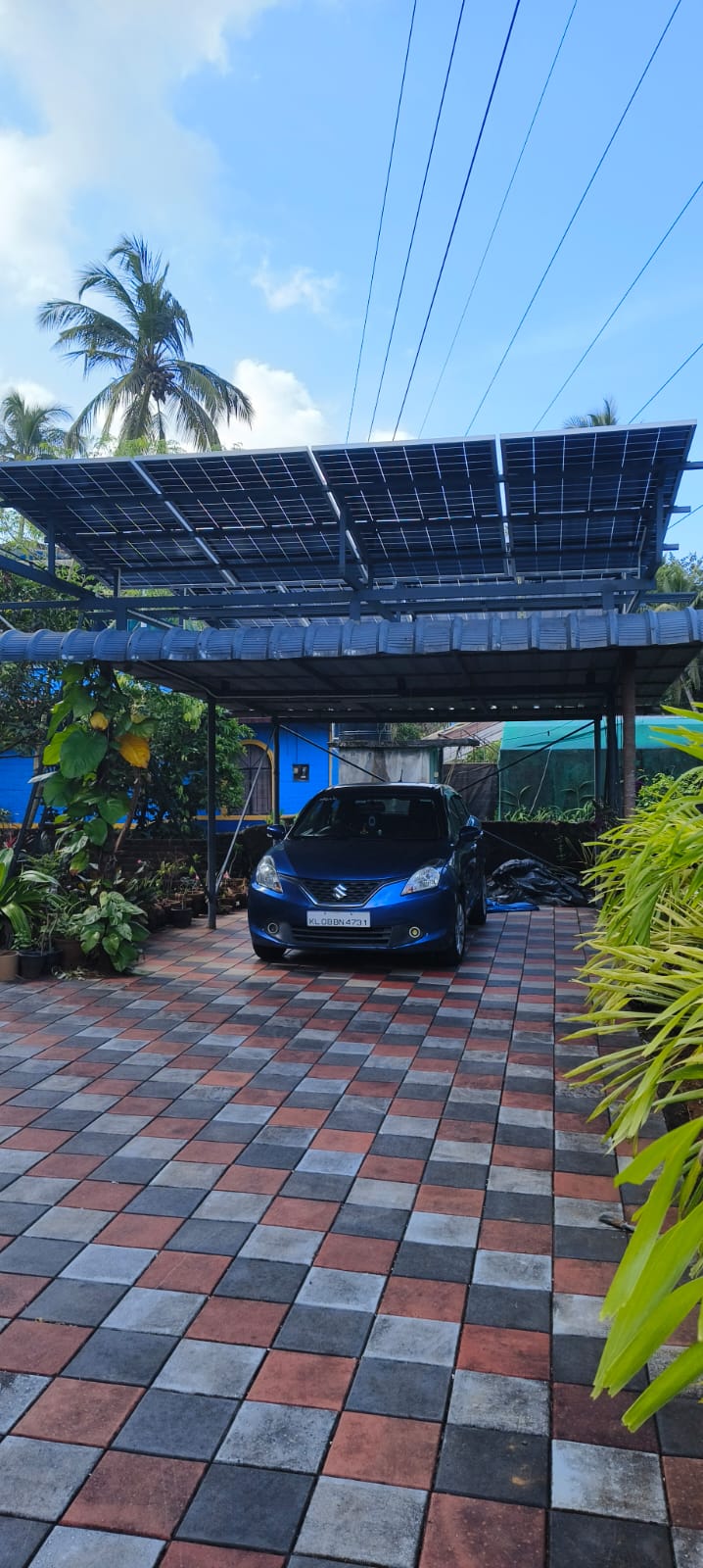 Image of 5KW ON GRID SOLAR SYSTEM project in MUKKATUKARA,THRISSUR