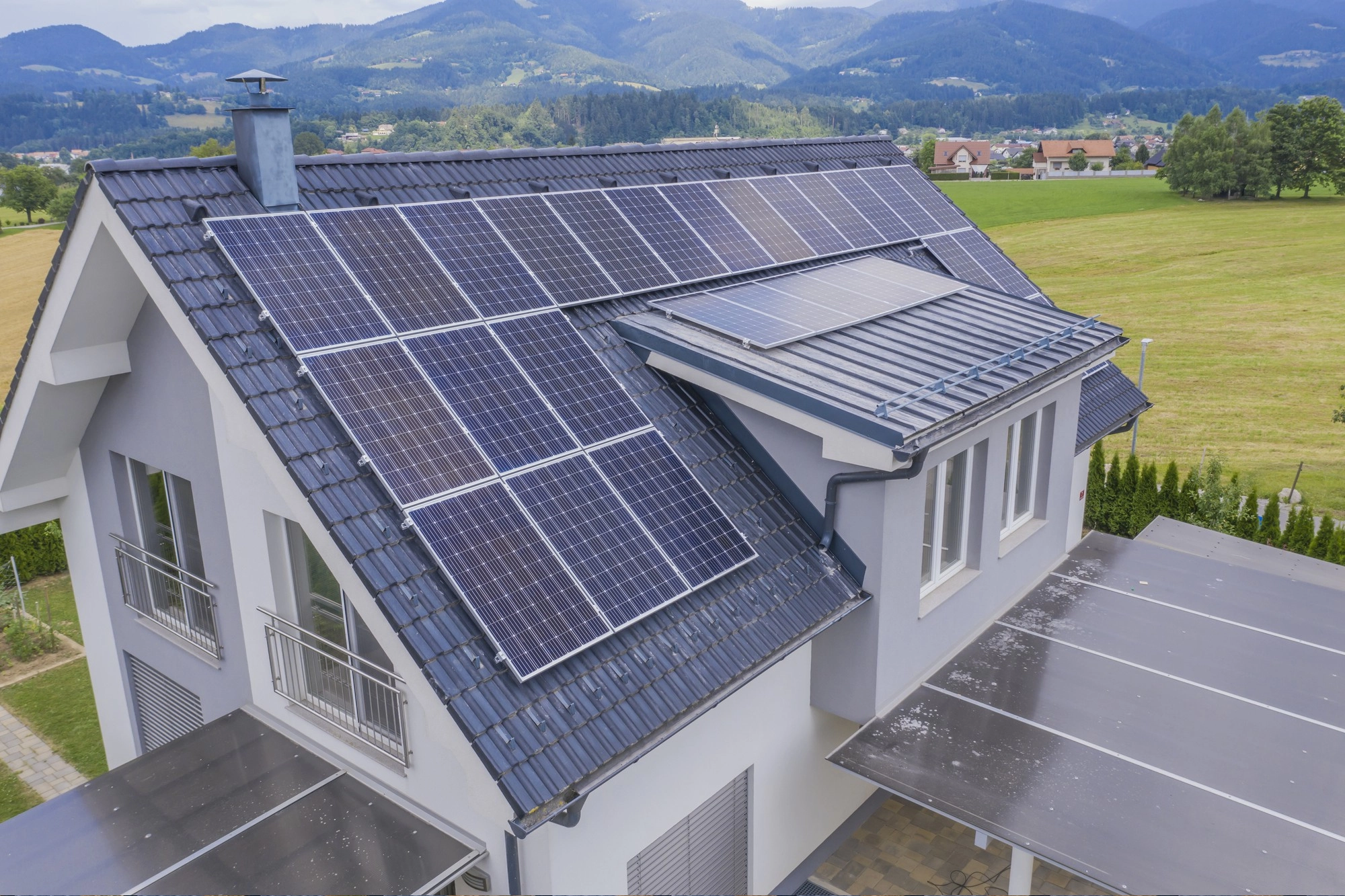 Solar project showcase background